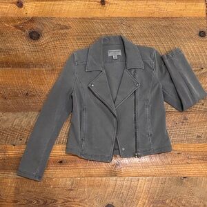 Marrakech Evereve Charcoal Leather Jacket